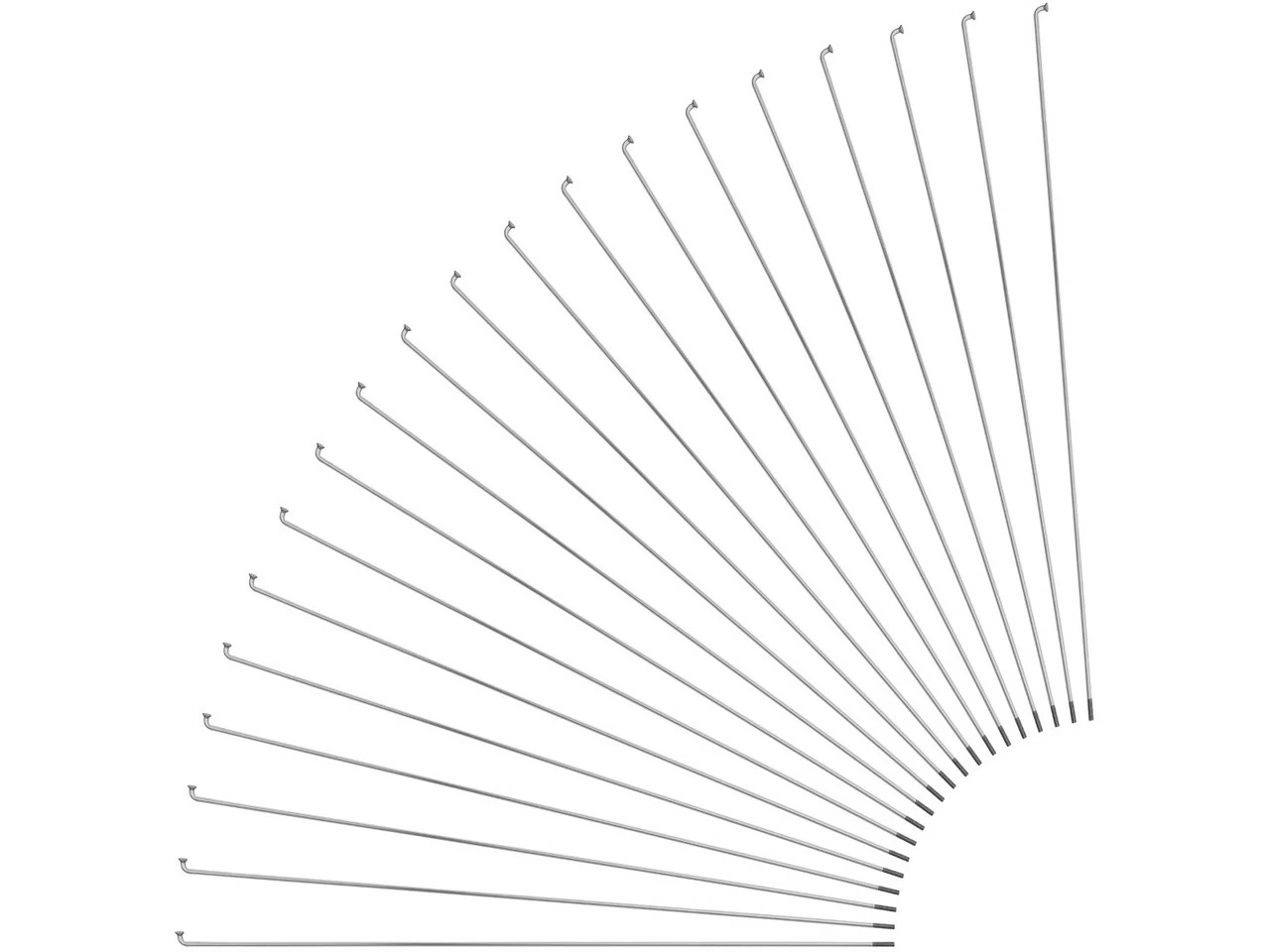 Sapim Radios Leader J-Bend + Cabecillas - 20 Unidades 1 Sapim Radios Leader J-Bend + Cabecillas - 20 Unidades
